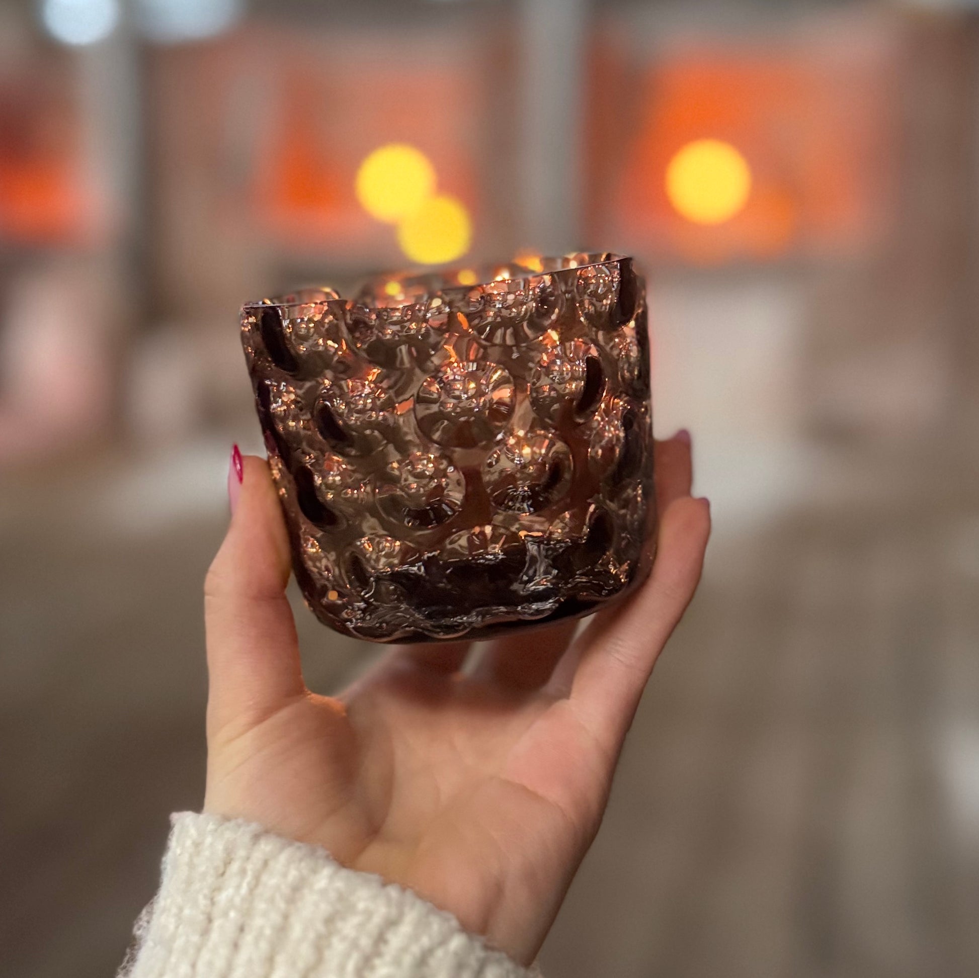 Kodanska Danish Summer Skål 01 Big Drops Bowl Black Smoke