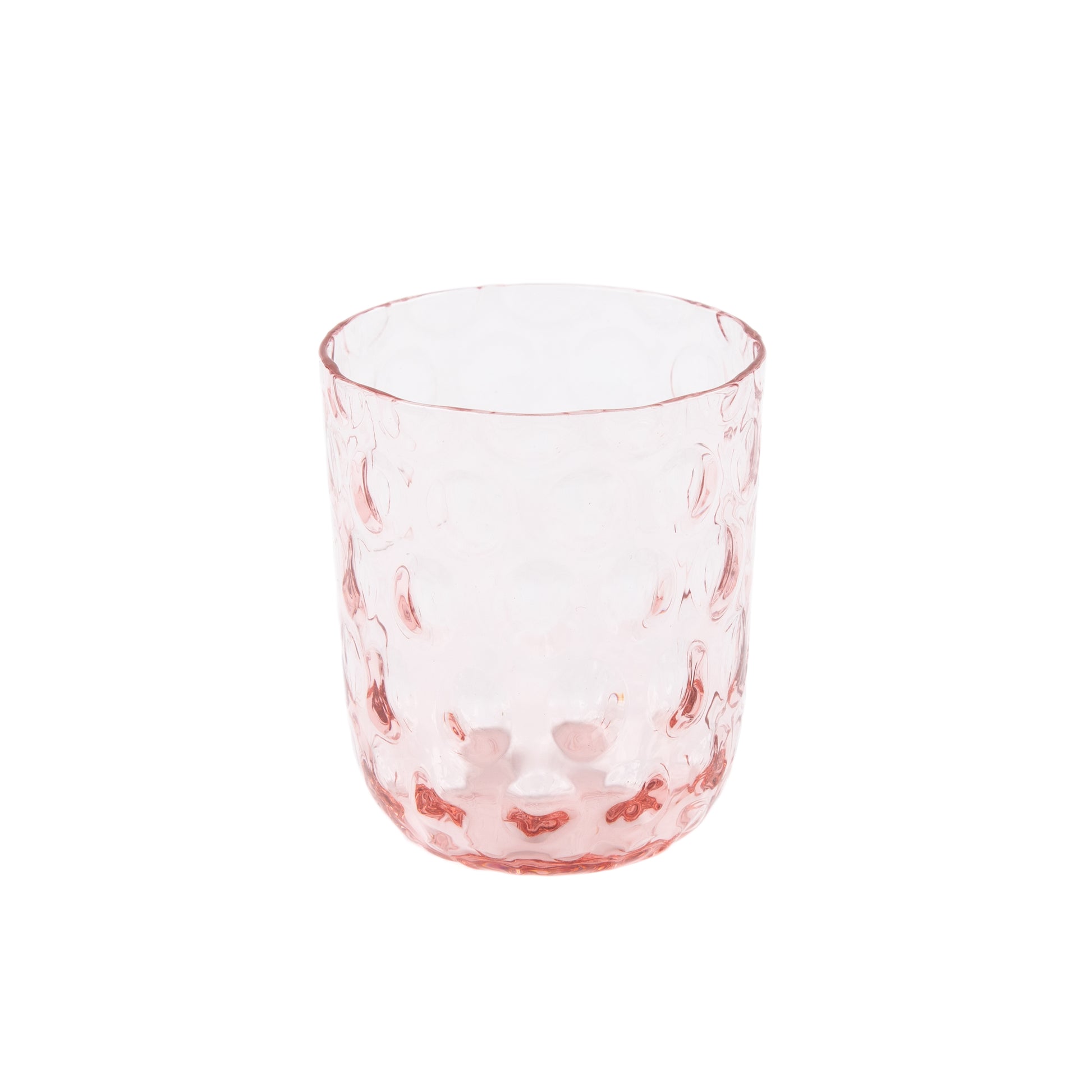 Kodanska Danish Summer Tumbler Big Drops Water Glass Pink
