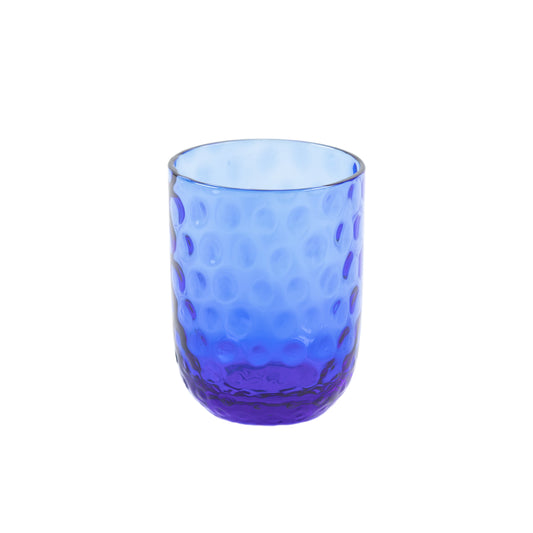 Kodanska Danish Summer Tumbler Small Drops Water Glass Blue
