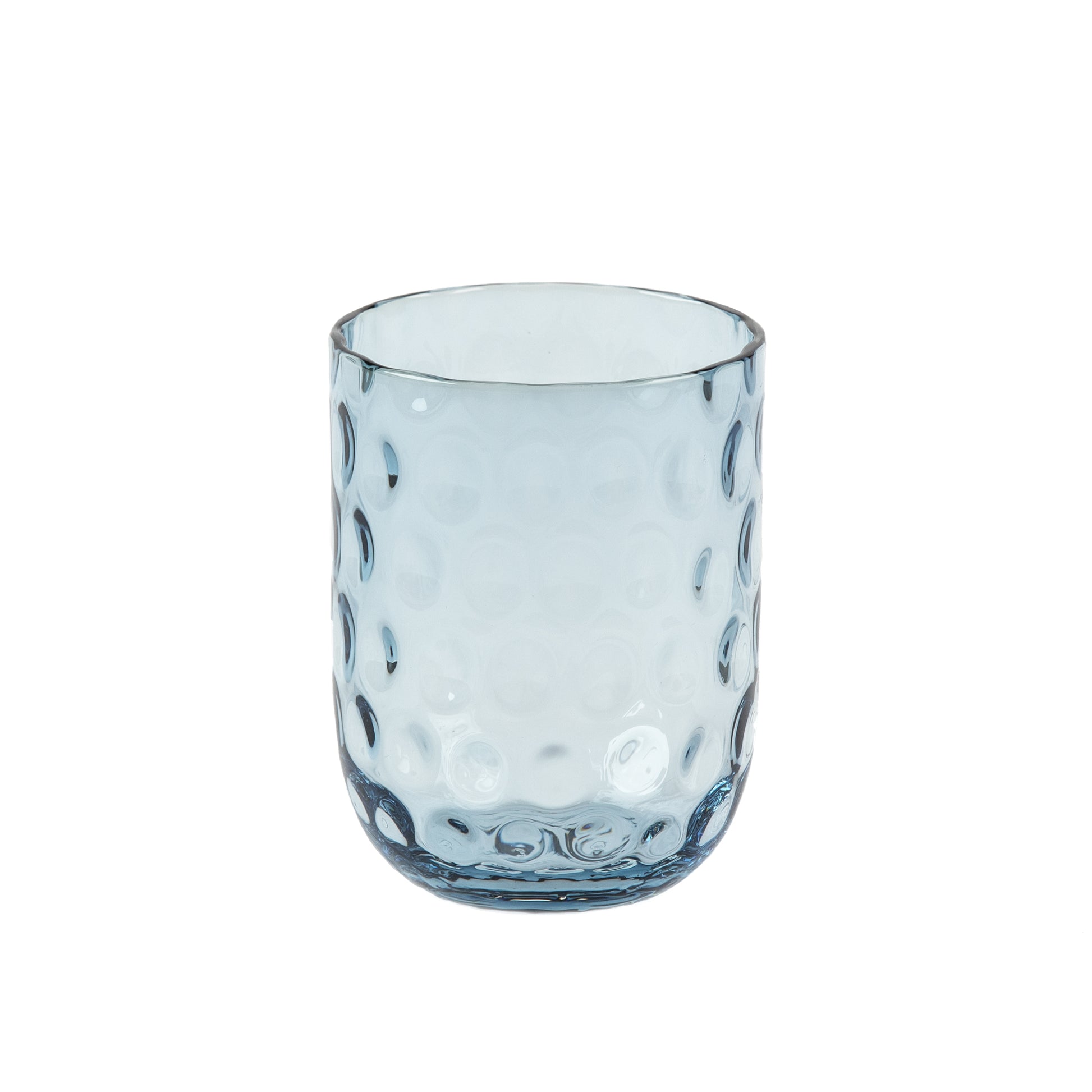 Kodanska Danish Summer Tumbler Small Drops Water Glass Blue Smoke