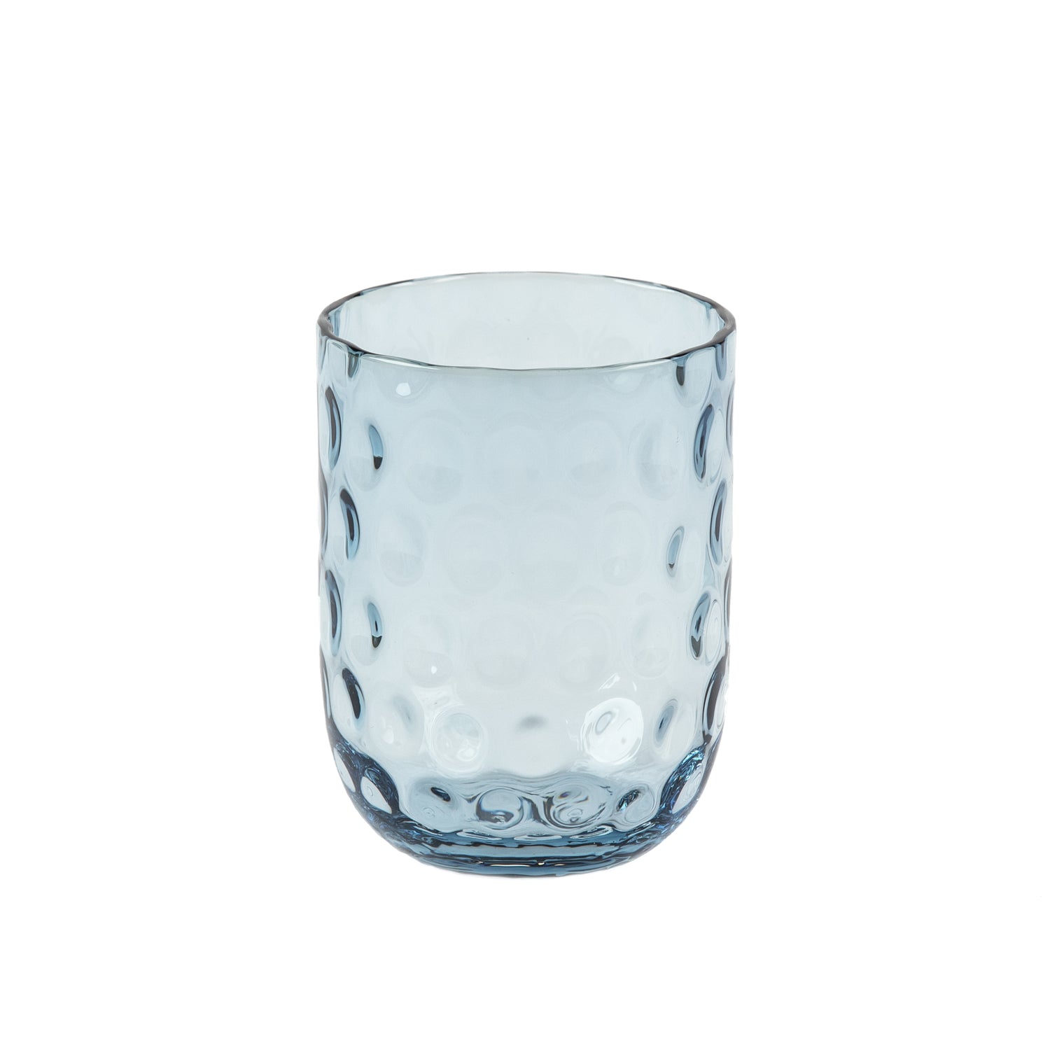Kodanska Danish Summer Tumbler Small Drops Water Glass Blue Smoke