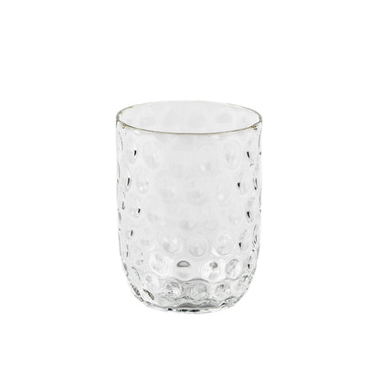 Kodanska Danish Summer Tumbler Small Drops Water Glass Clear