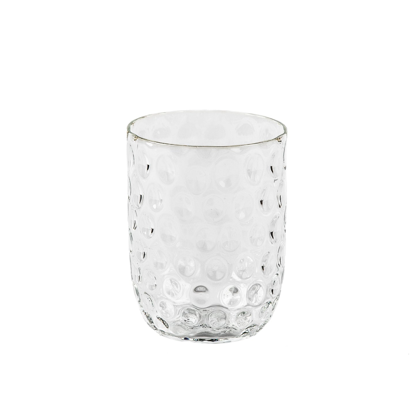 Kodanska Danish Summer Tumbler Small Drops Water Glass Clear