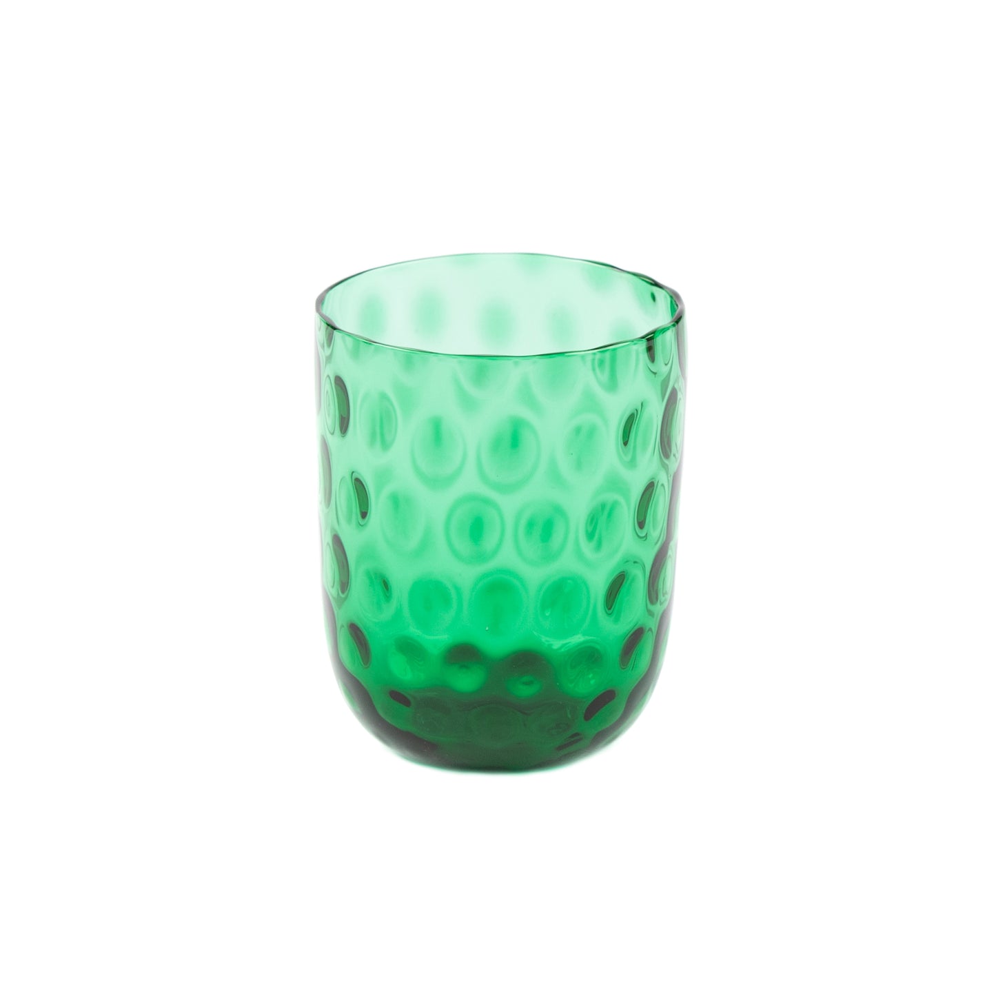 Kodanska Danish Summer Tumbler Small Drops Water Glass Green