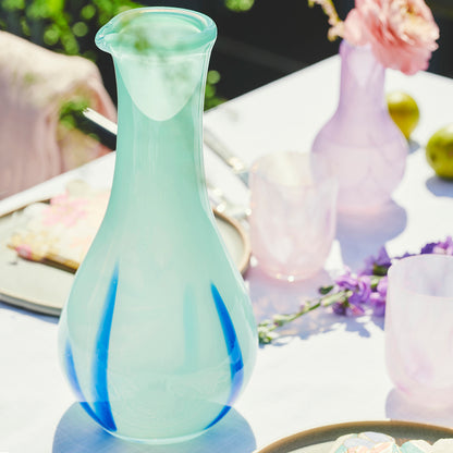 Kodanska Flow Karaffel Carafe / Vase Blue W. Print