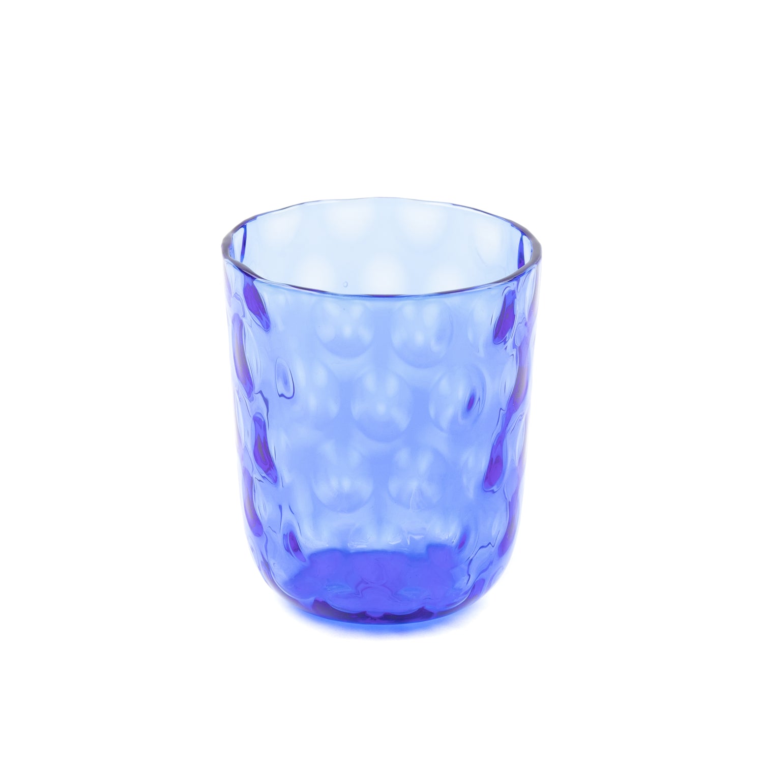 Kodanska Danish Summer Tumbler Big Drops Water Glass Blue