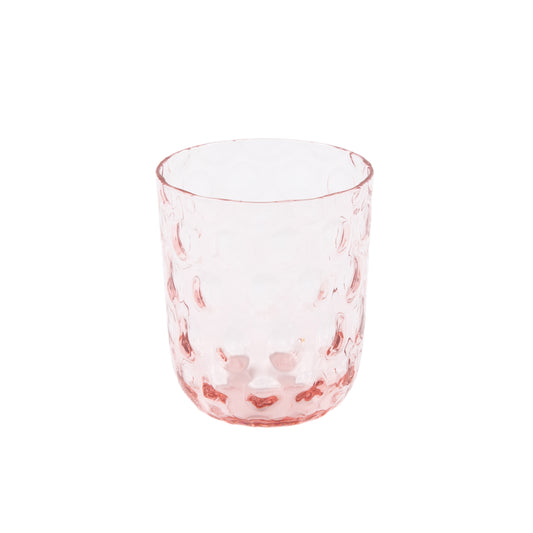 Kodanska Danish Summer Tumbler Big Drops Water Glass Pink