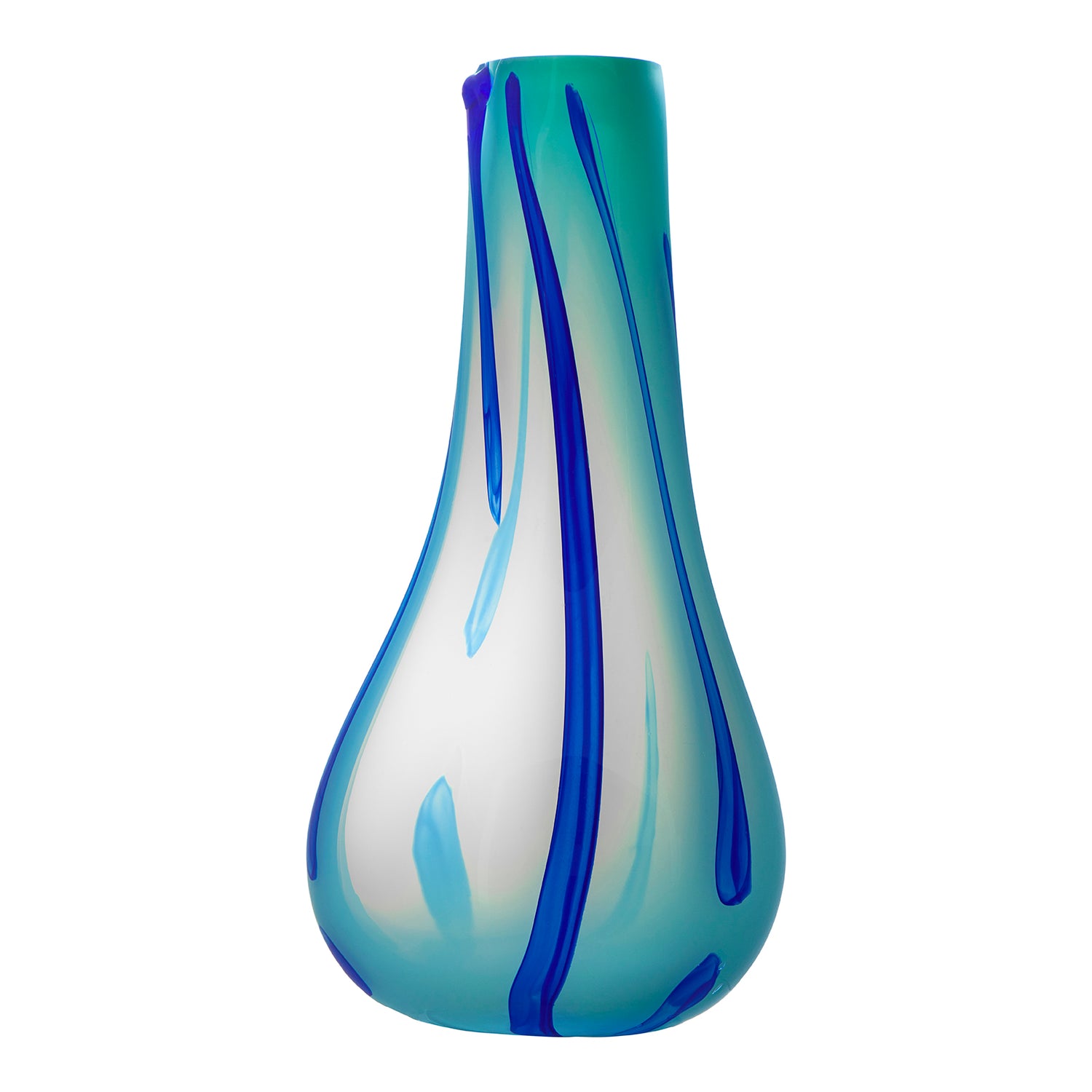 Kodanska Flow Vase Vase Light Blue W. Stripes