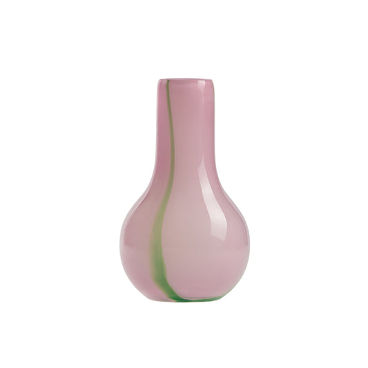 Kodanska Flow Vase Mini Vase Purple W. Green Stripes